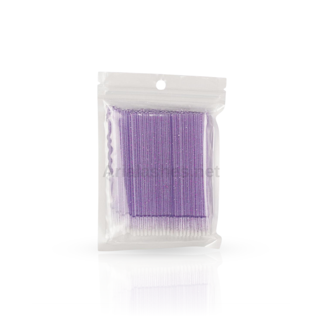 Set Microbrush Profesionale cu Sclipici (100 BUC)