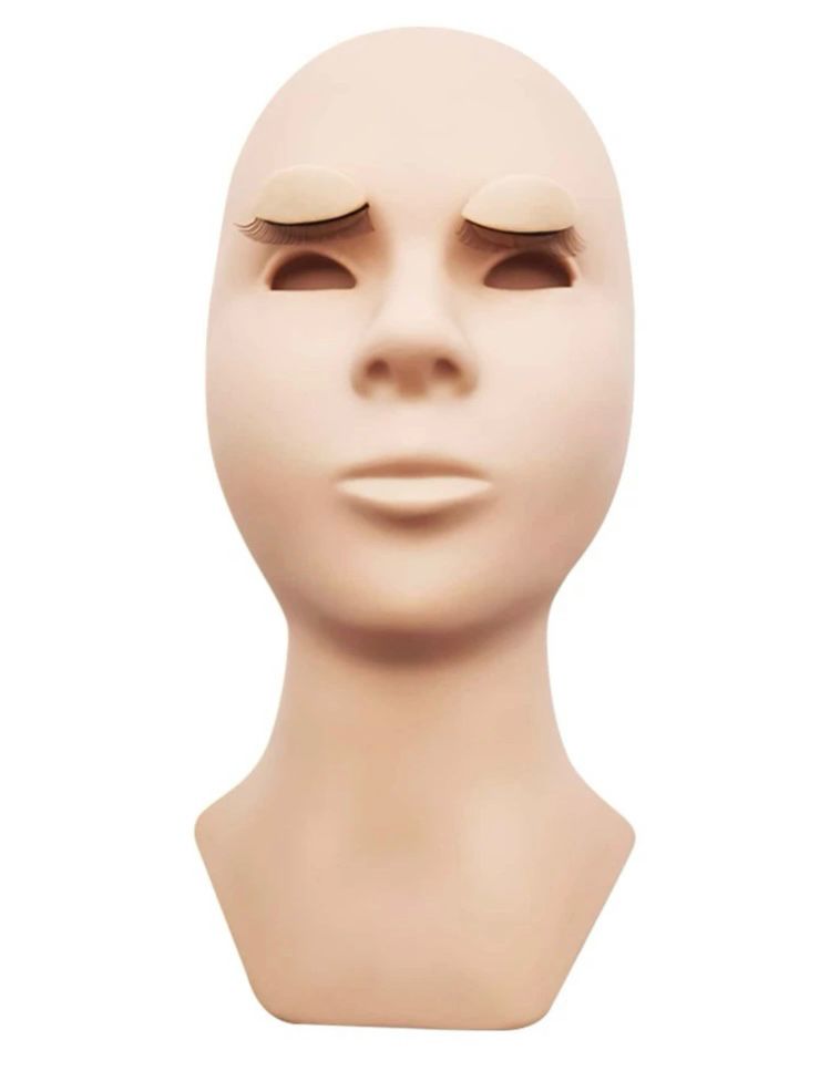 Ochi detasabili pentru cap de manechin extensii gene - 3 perechi