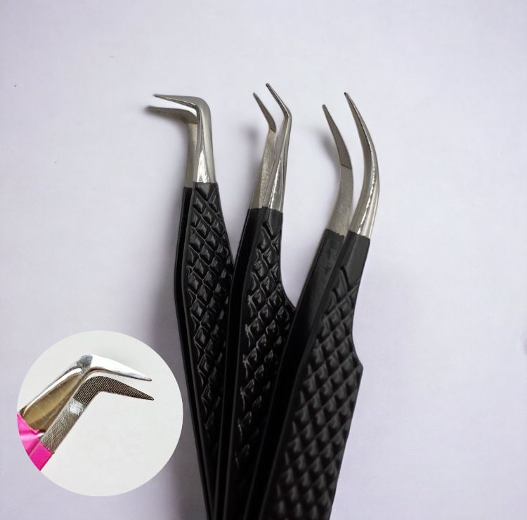Pensete de gene Aria Negru Matt Fiber Tips