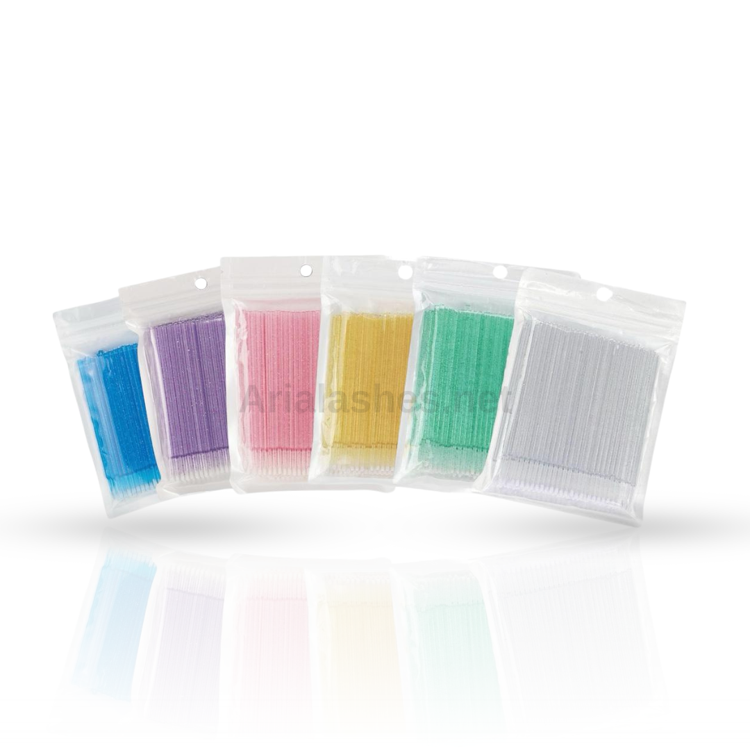 Set Microbrush Profesionale cu Sclipici (100 BUC)