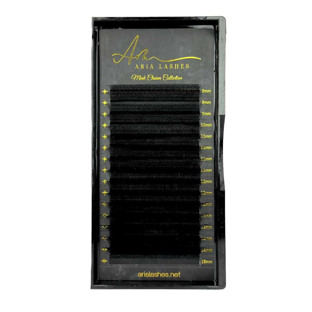 Extensii de gene Aria Mink Charm 4D W MIX 0.07 (16 linii)