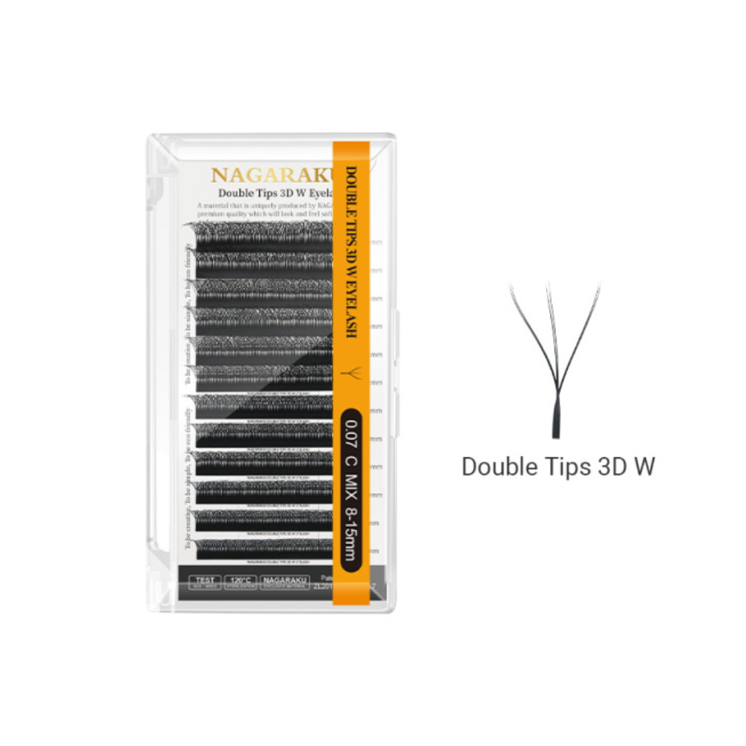 Extensii gene Nagaraku Double Tips 3D (individuale)