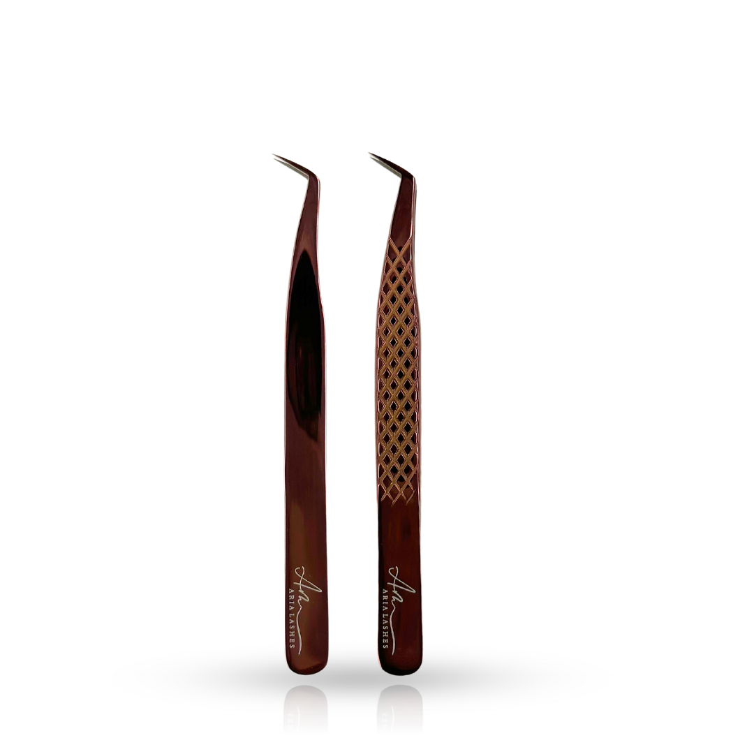 Pensete de gene Aria dark brown fiber tips