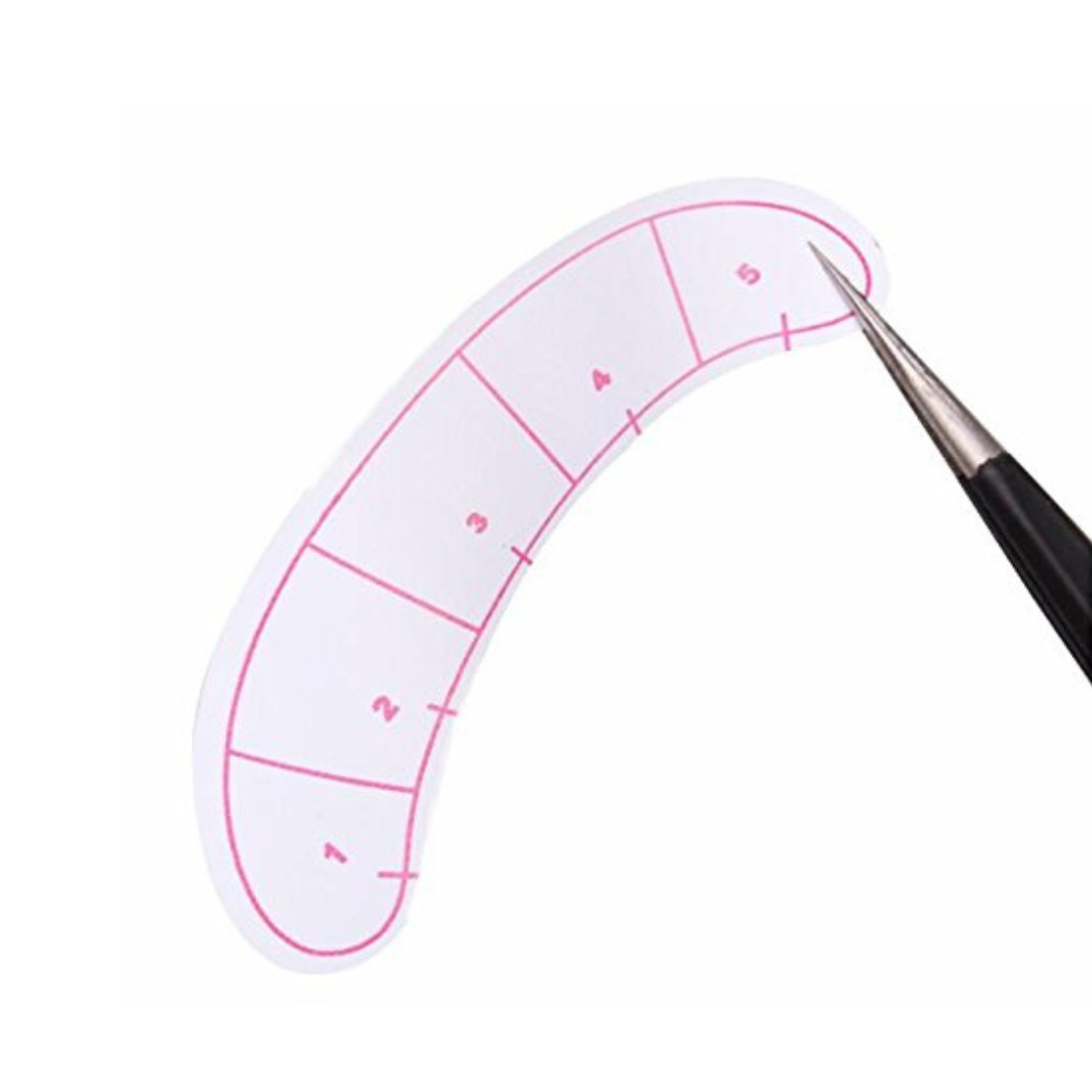 Set 35 bucati stickere pentru practica extensii gene