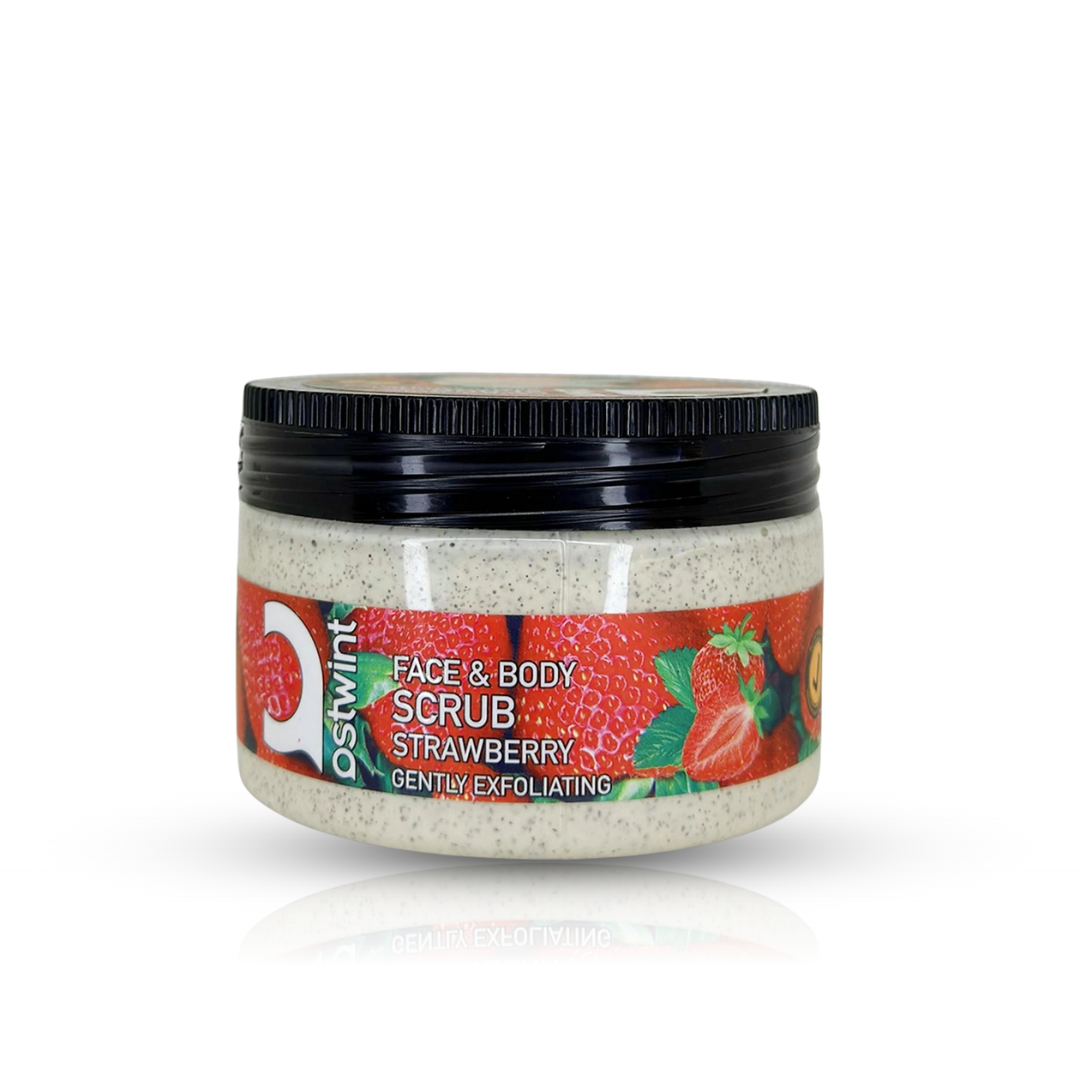 Scrub Exfoliant pentru Fata și Corp cu Aroma de Capsuni Ostwint - 300ml