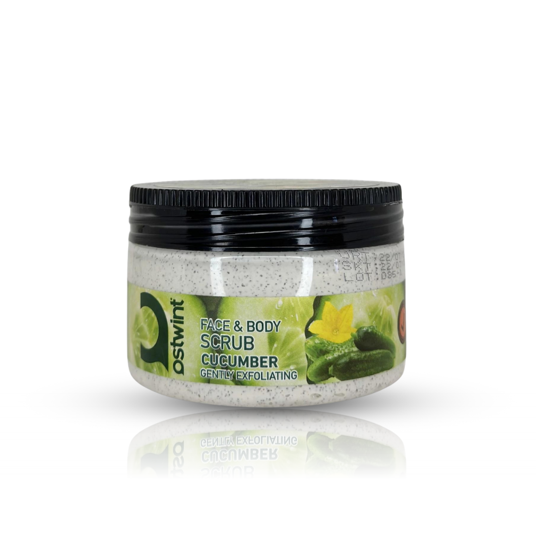 Scrub Exfoliant pentru Fata și Corp cu Castravete Ostwint - 300ml