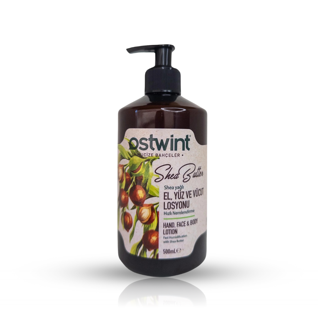 Lotiune pentru maini fata si corp cu unt de shea Ostwint - 500ml