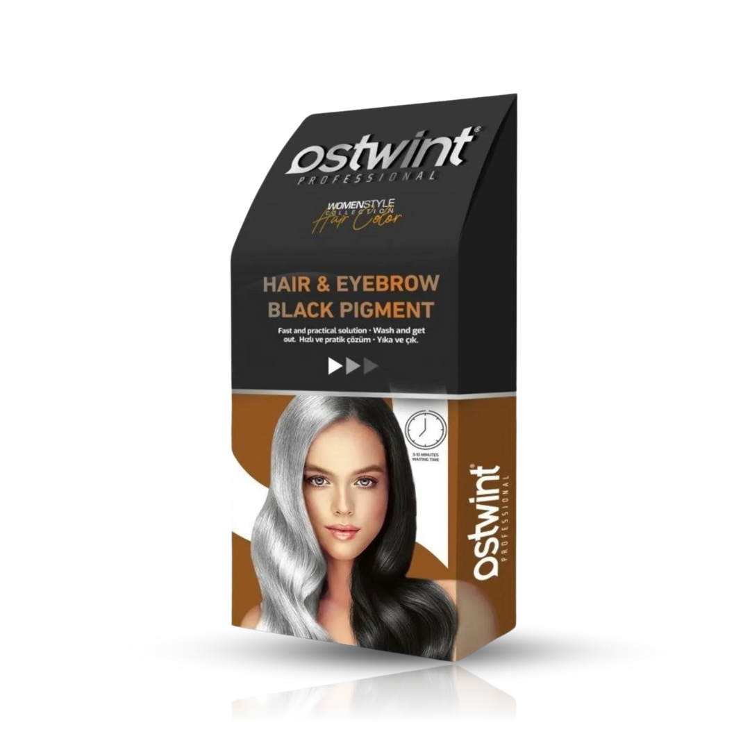 Sampon Nuantator Negru pentru Femei 10 plicuri x 25 ml Ostwint