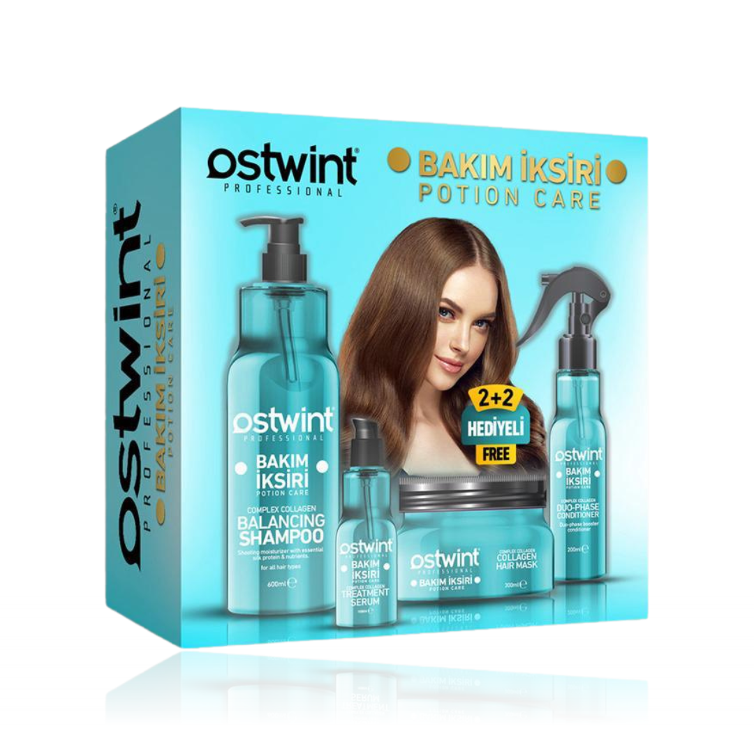 Set ingrijire par cu Colagen Ostwint Hair Potion