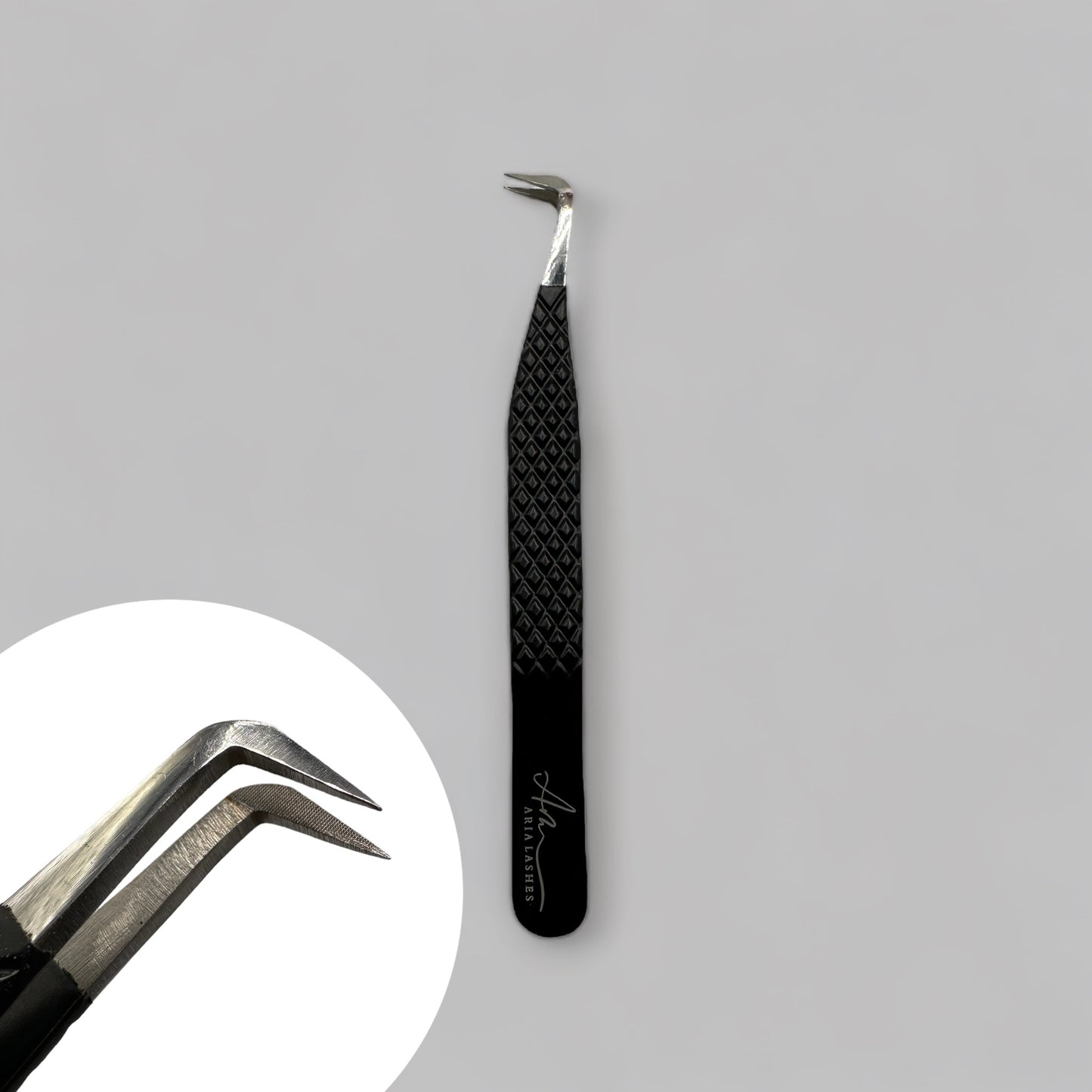 Pensete de gene Aria Negru Matt Fiber Tips