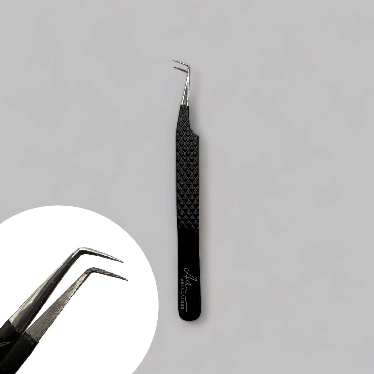 Pensete de gene Aria Negru Matt Fiber Tips