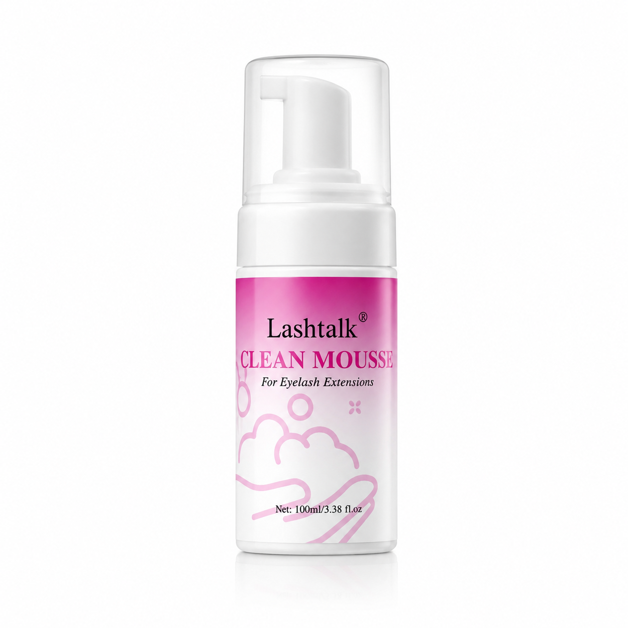 Spuma pentru curatarea genelor Lashtalk Clean Mousse - 100ml