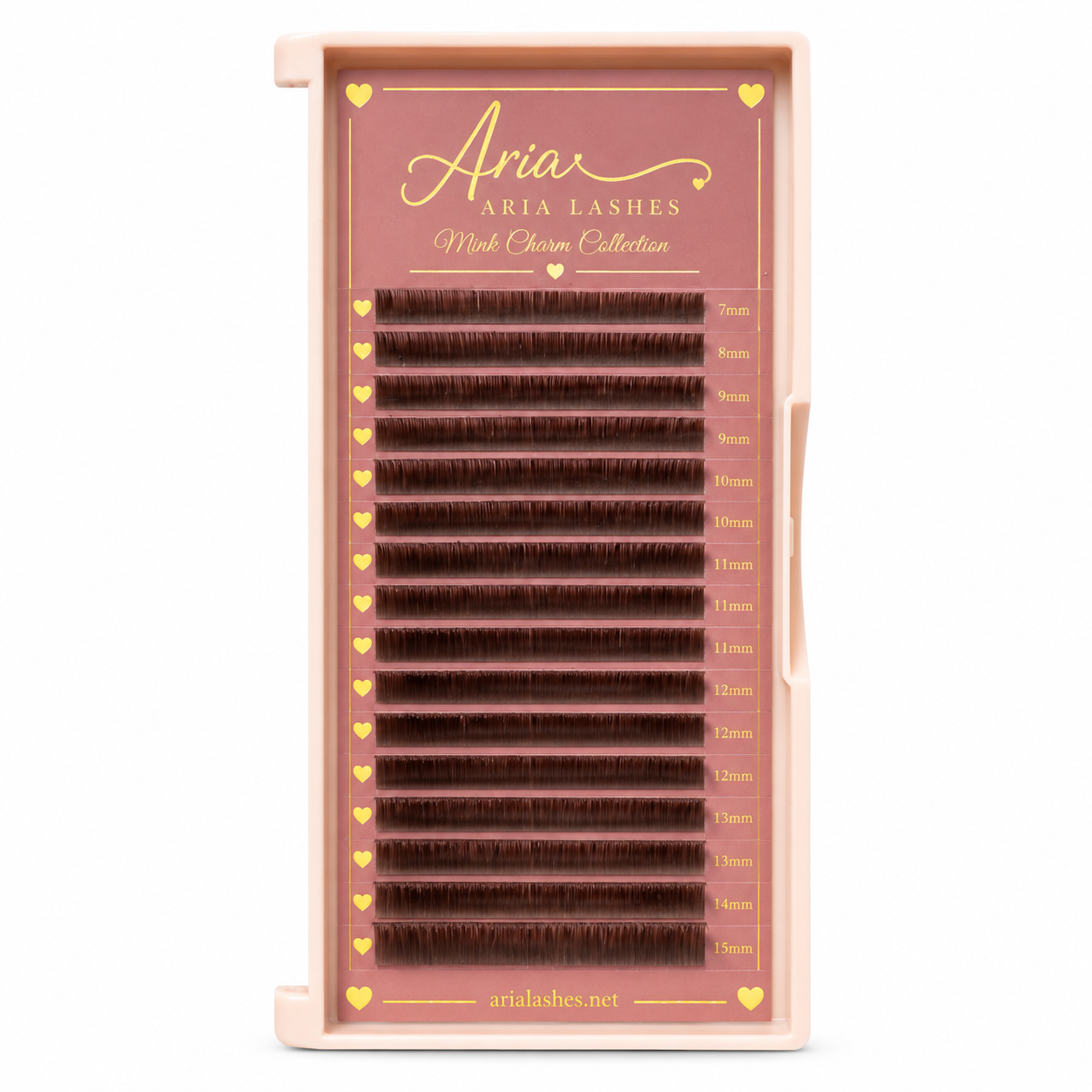 Extensii de gene Aria Chocolate Brown Mink Charm N (MIX)