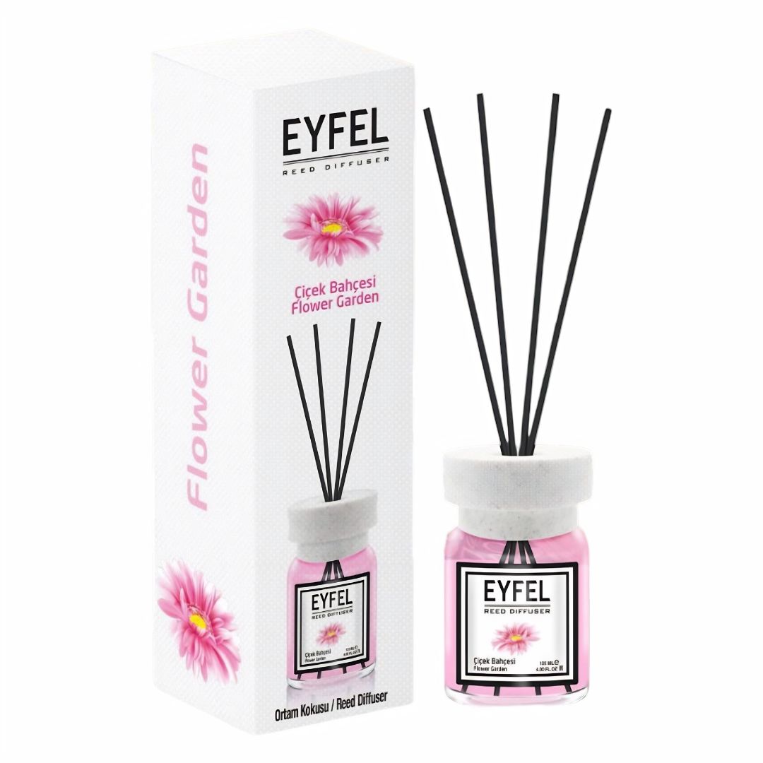 Odorizant de camera cu bete 120ml, Flower Garden, Eyfel