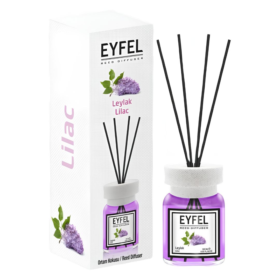Odorizant de camera cu bete 120ml, Liliac, Eyfel