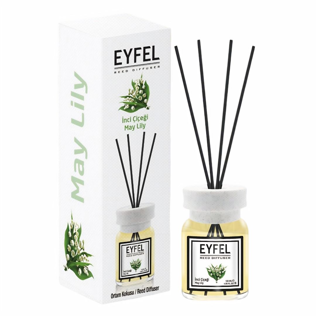 Odorizant de camera cu bete 120ml, May Lily, Eyfel