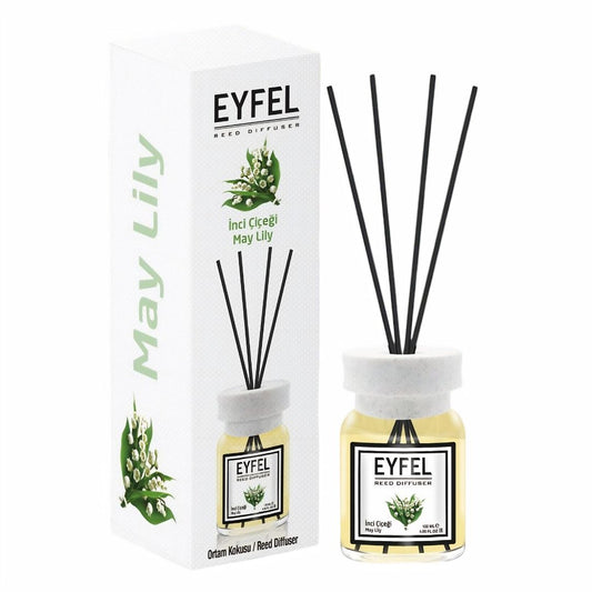Odorizant de camera cu bete 120ml, May Lily, Eyfel