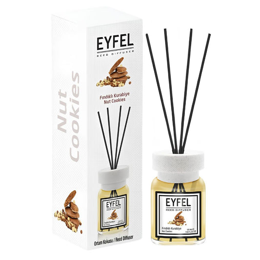 Odorizant de camera cu bete 120ml, Nut Cookies, Eyfel