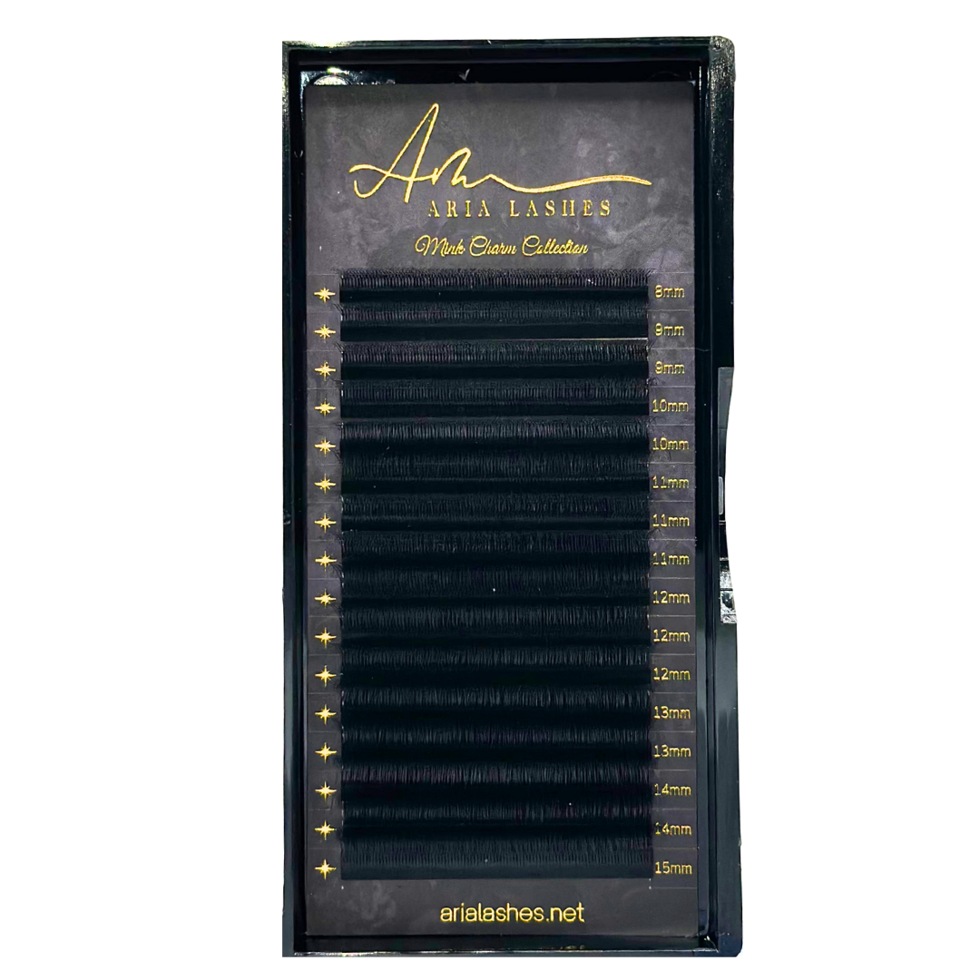 Extensii de gene Aria Mink Charm 3D U W MIX 0.07 (16 linii)