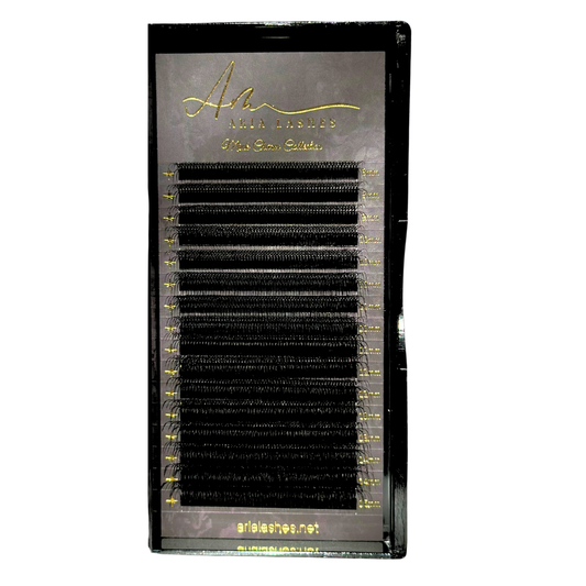 Extensii de gene Aria Mink Charm 4D W Double Tips MIX 0.07 (16 linii)