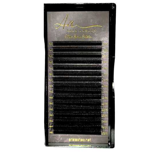 Extensii de gene Aria Mink Charm 5D W Double Tips MIX 0.07 (16 linii)