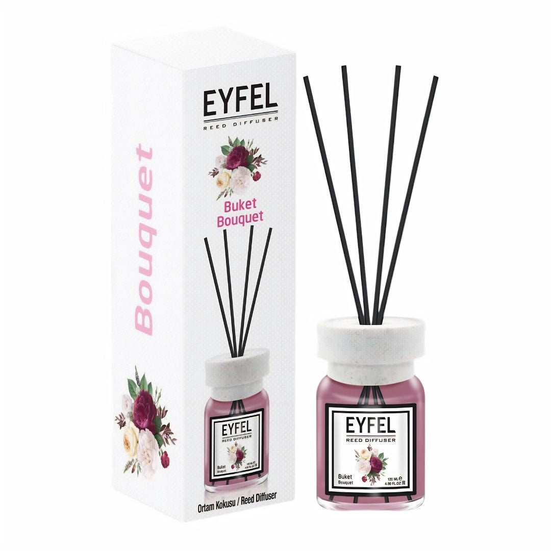 Odorizant de camera cu bete 120ml, Buchet, Eyfel