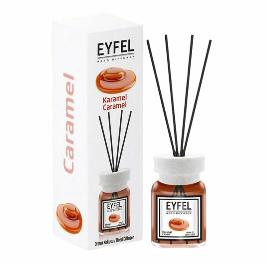 Odorizant de camera cu bete 120ml, Caramel, Eyfel
