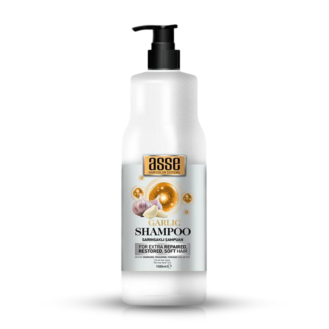 Sampon de par cu Usturoi Negru Asse - 1000ml