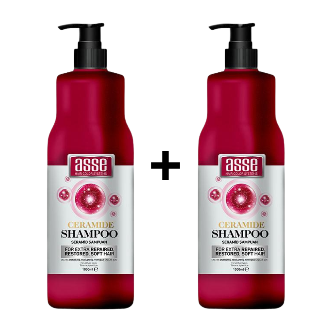 Set 1+1 Sampon de par cu Ceramide Asse - 2000 ml