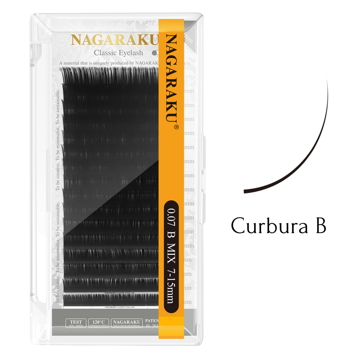 Extensii de Gene Nagaraku Original Mink 7-15 mm (MIX)