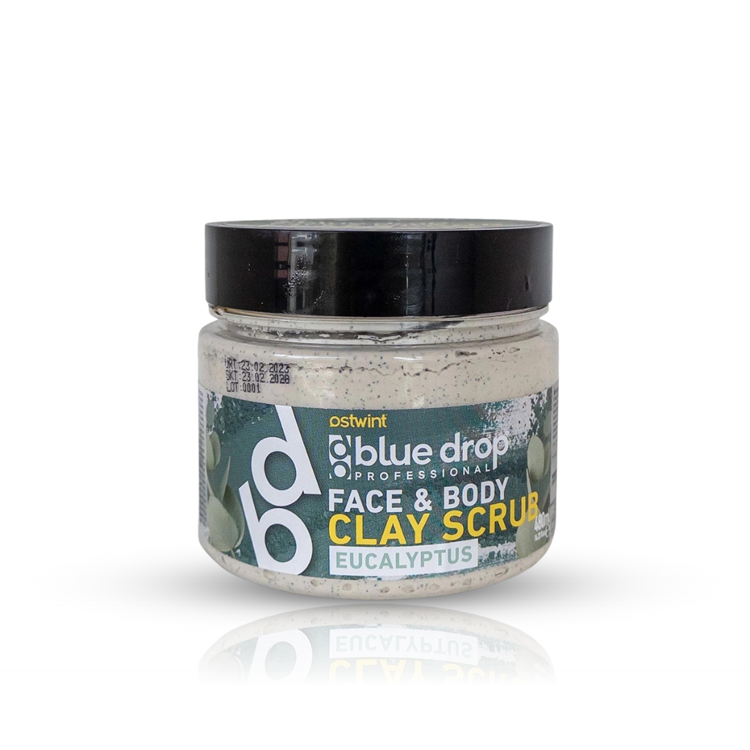 Scrub din Argilă pentru fata si corp cu Eucalipt Blue Drop - 480ml