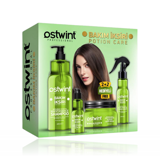 Set ingrijire par cu Keratina Ostwint Hair Potion