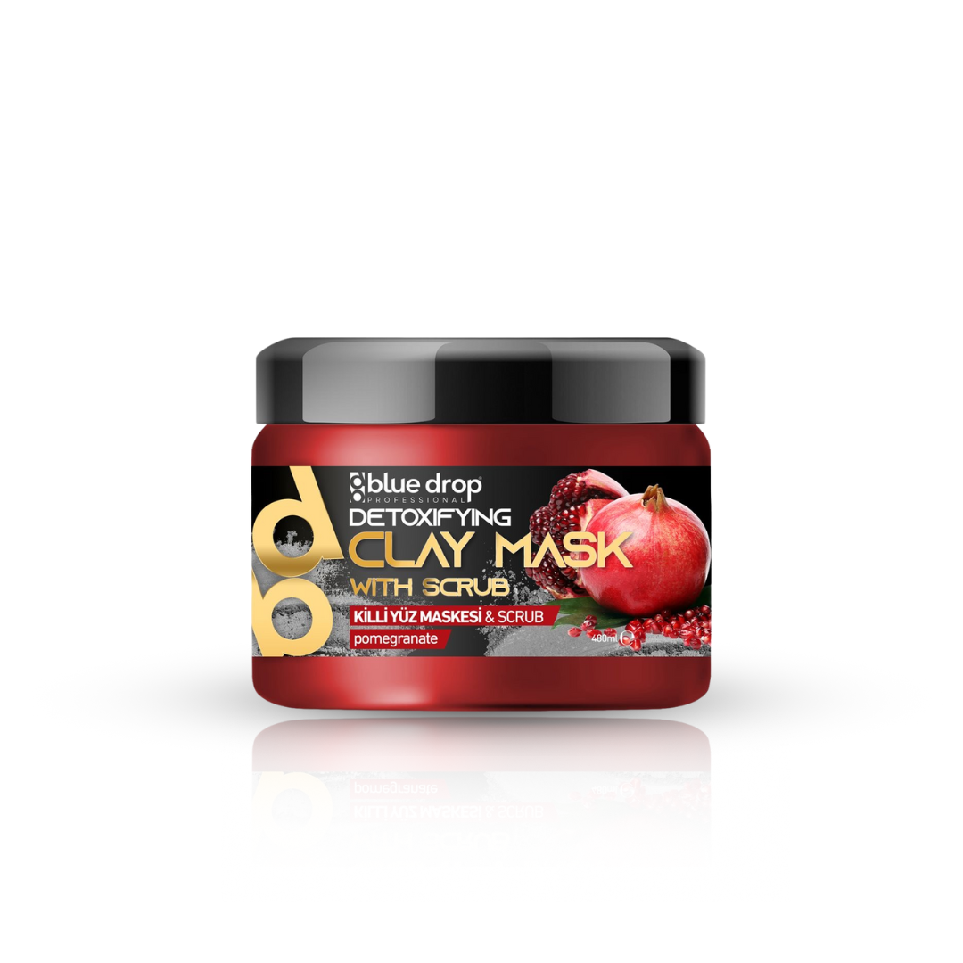 Masca de Argila Detoxifianta cu Scrub Blue Drop Rodie 480ml