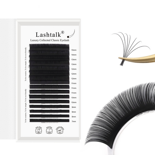 Extensii de Gene Lashtalk x Aria Lashes Luxury Collected / Curbura D (MIX)