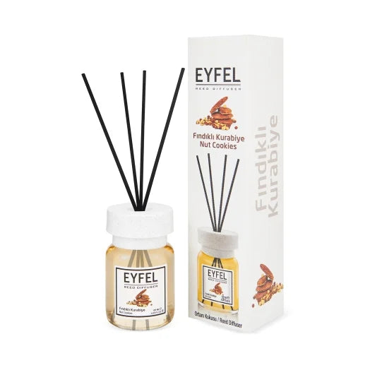 Odorizant de camera cu bete 120ml, Nut Cookies, Eyfel
